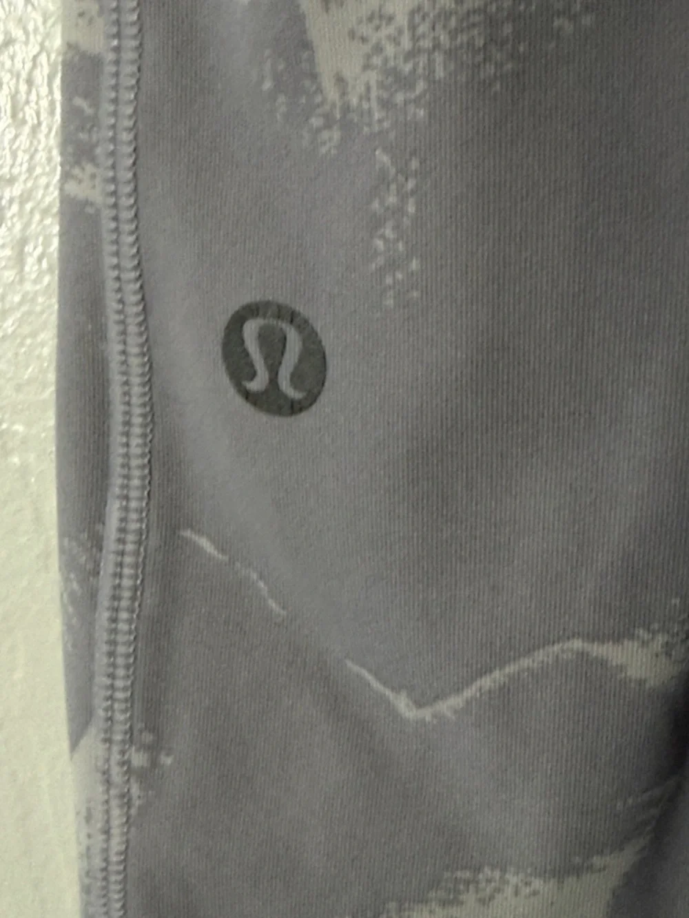 lululemon athletica Light Gray Printed High-Rise Leggings